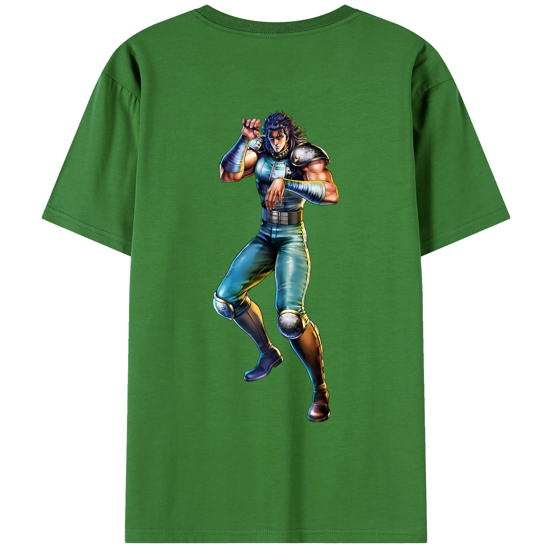 （画像用） 北斗の拳 Fist of the North Star レディース半袖Tシャツ(バックプリント)